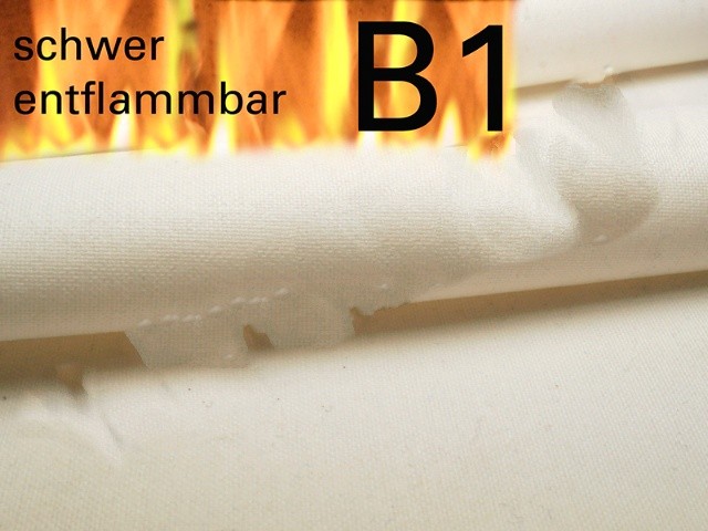 Segeltuch 4,10 breit Stoff B1 Farbe Sand 