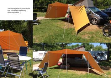 Sonnensegel für Camping: